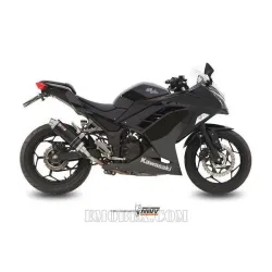 Escape MIVV Kawasaki Ninja 300 GP Steel Black K.038.LXB - vista 1 Escape MIVV Kawasaki Ninja 300 GP Steel Black K.038.LXB - vista 1