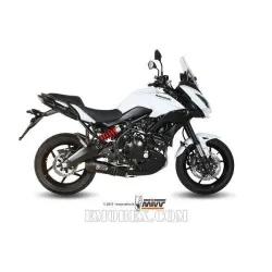 Escape completo MIVV Kawasaki Versys 650 2015-2020 Oval Carbono copa Carbono - vista 1 Escape completo MIVV Kawasaki Versys 650 2015-2020 Oval Carbono copa Carbono - vista 1