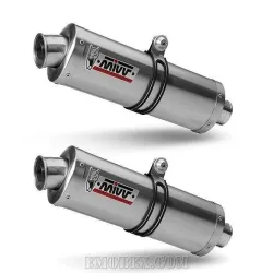Escapes MIVV Kawasaki Z1000 2007-2009 Oval Inox K.020.LX2 - vista 1 Escapes MIVV Kawasaki Z1000 2007-2009 Oval Inox K.020.LX2 - vista 1