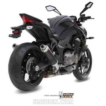 Escapes MIVV Kawasaki Z1000 2014-2020 GP Steel Black K.039.LXB - vista 2