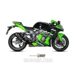 Escape MIVV Kawasaki ZX-10R 2016-2021 Suono Steel Black - vista 1