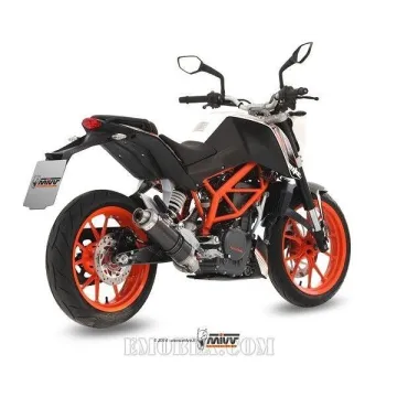 Escape completo MIVV KTM Duke 390 2013-2016 GP Steel Black KT.012.LXB - vista 2