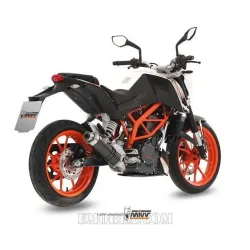 Escape completo MIVV KTM Duke 390 2013-2016 GP Steel Black KT.012.LXB - vista 2