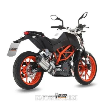 Escape completo MIVV KTM Duke 390 2013-2016 Suono Inox KT.012.L7 - vista 2