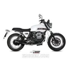 Escapes MIVV Moto Guzzi V7 2008-2016 Ghibli Inox Black M.010.LGB - vista 1 Escapes MIVV Moto Guzzi V7 2008-2016 Ghibli Inox Black M.010.LGB - vista 1