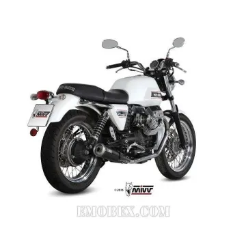 Escapes MIVV Moto Guzzi V7 2008-2016 Ghibli Inox Black M.010.LGB - vista 2