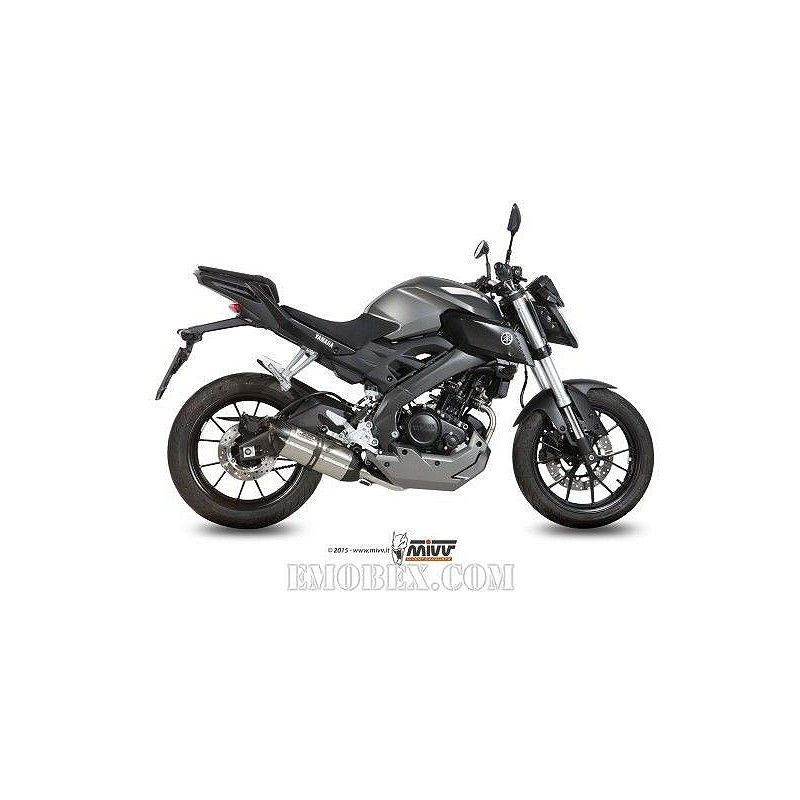 Escape completo MIVV Yamaha MT 125 2014-2019 Suono Inox Y.047.L7 - vista 1