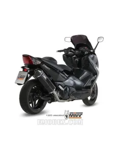 Escape completo MIVV Yamaha Tmax 500 2008-2011 Speed Edge Steel Black Y.035.LRB - vista 1 2