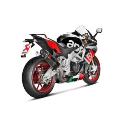 Escape completo Akrapovic Aprilia RSV4 2015-2016 Carbono copa Carbono S-A10E8-RC - vista 2 Escape completo Akrapovic Aprilia RSV4 2015-2016 Carbono copa Carbono S-A10E8-RC - vista 2