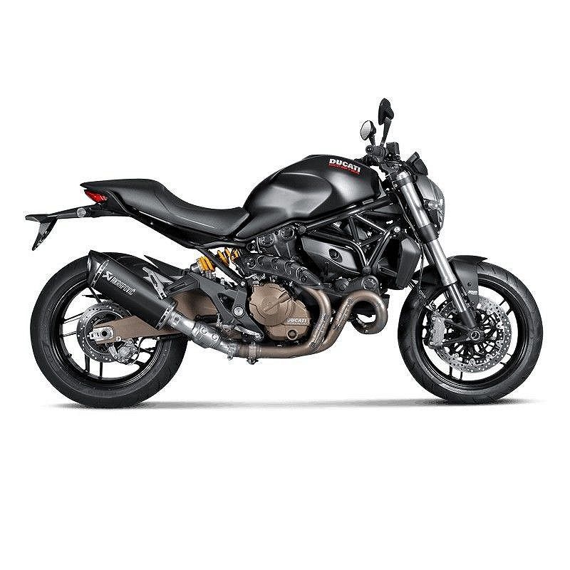 Escape Akrapovic Ducati Monster 821 2014-2016 Titanio copa Carbono S-D8SO2-HRBL - vista 1
