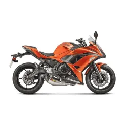 Escape completo Akrapovic Kawasaki Ninja 650 2017 Titanio copa Carbono S-K6R8-HEGEH - vista 1 Escape completo Akrapovic Kawasaki Ninja 650 2017 Titanio copa Carbono S-K6R8-HEGEH - vista 1