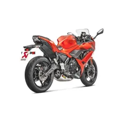 Escape completo Akrapovic Kawasaki Ninja 650 2017 Titanio copa Carbono S-K6R8-HEGEH - vista 2 Escape completo Akrapovic Kawasaki Ninja 650 2017 Titanio copa Carbono S-K6R8-HEGEH - vista 2