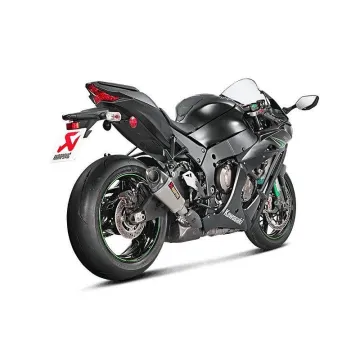 Escape Akrapovic Kawasaki Ninja ZX-10R 2016-2018 Titanio copa Carbono - vista 2