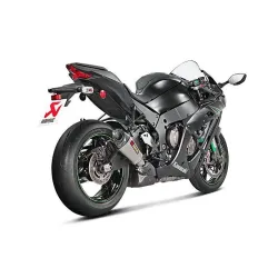 Escape Akrapovic Kawasaki Ninja ZX-10R 2016-2018 Titanio copa Carbono - vista 2