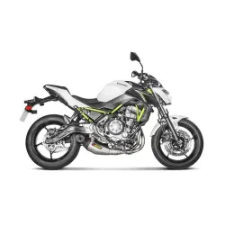 Escape Akrapovic Kawasaki Z650 2017-2020 Titanio copa Carbono S-K6R8-HEGEH - vista 1