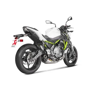 Escape Akrapovic Kawasaki Z650 2017-2020 Titanio copa Carbono S-K6R8-HEGEH - vista 2
