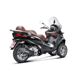 Escape Akrapovic Piaggio MP3 500 - LT 2008-2016 Inox negro copa Carbono - vista 2 Escape Akrapovic Piaggio MP3 500 - LT 2008-2016 Inox negro copa Carbono - vista 2