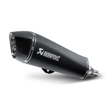 Escape Akrapovic Piaggio MP3 500 - LT 2008-2016 Inox negro copa Carbono - vista 3