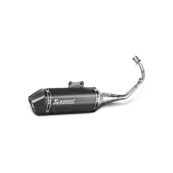 Escape completo Akrapovic Vespa Sprint 125 3V 2017-2020 Inox copa Carbono - vista 3