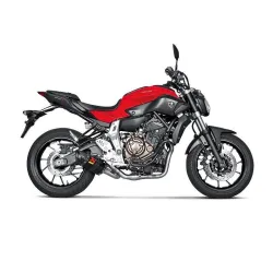 Escape completo Akrapovic Yamaha MT07 2014-2020 Carbono copa Carbono S-Y7R2-AFC - vista 1