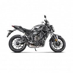 Escape completo Akrapovic Yamaha MT07 2017-2020 Titanio copa Carbono - vista 1
