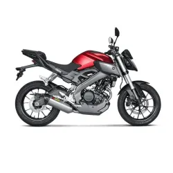 Escape completo Akrapovic Yamaha MT 125 2014-2019 Titanio copa Carbono - vista 1 Escape completo Akrapovic Yamaha MT 125 2014-2019 Titanio copa Carbono - vista 1