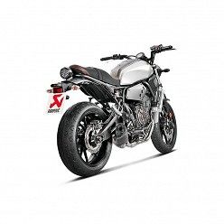 Escape completo Akrapovic Yamaha XSR 700 2016-2022 Carbono copa Carbono - vista 2