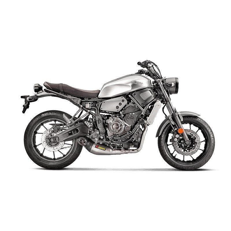Escape completo Akrapovic Yamaha XSR 700 2016-2020 Titanio copa Carbono - vista 1