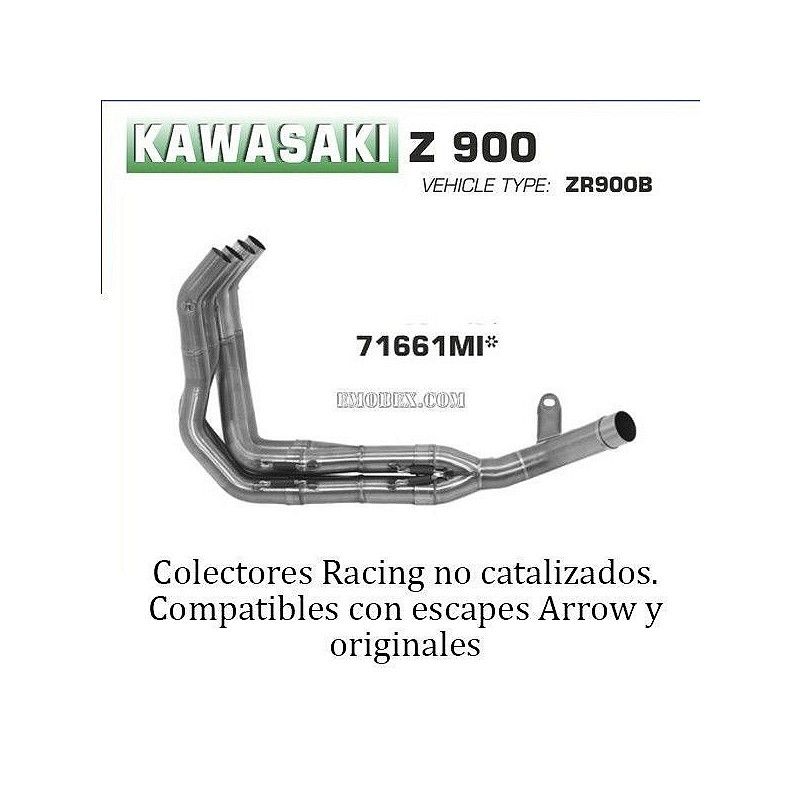 Colectores racing Arrow para Kawasaki Z900 2017-2019 - vista 1