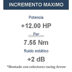 Escape Kawasaki Z900 2017-2019 Arrow ProRace Titanio copa Titanio - vista 3