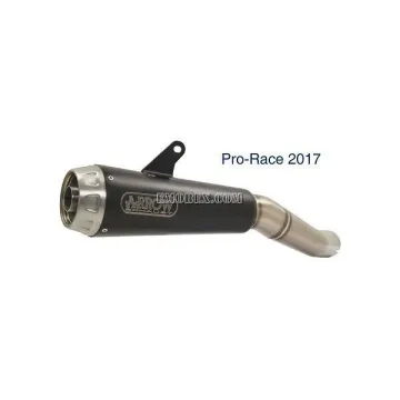 Escape Kawasaki Z900 2017-2019 Arrow ProRace Dark copa Inox - vista 1