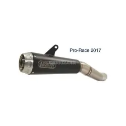 Escape Kawasaki Z900 2017-2019 Arrow ProRace Dark copa Inox - vista 1