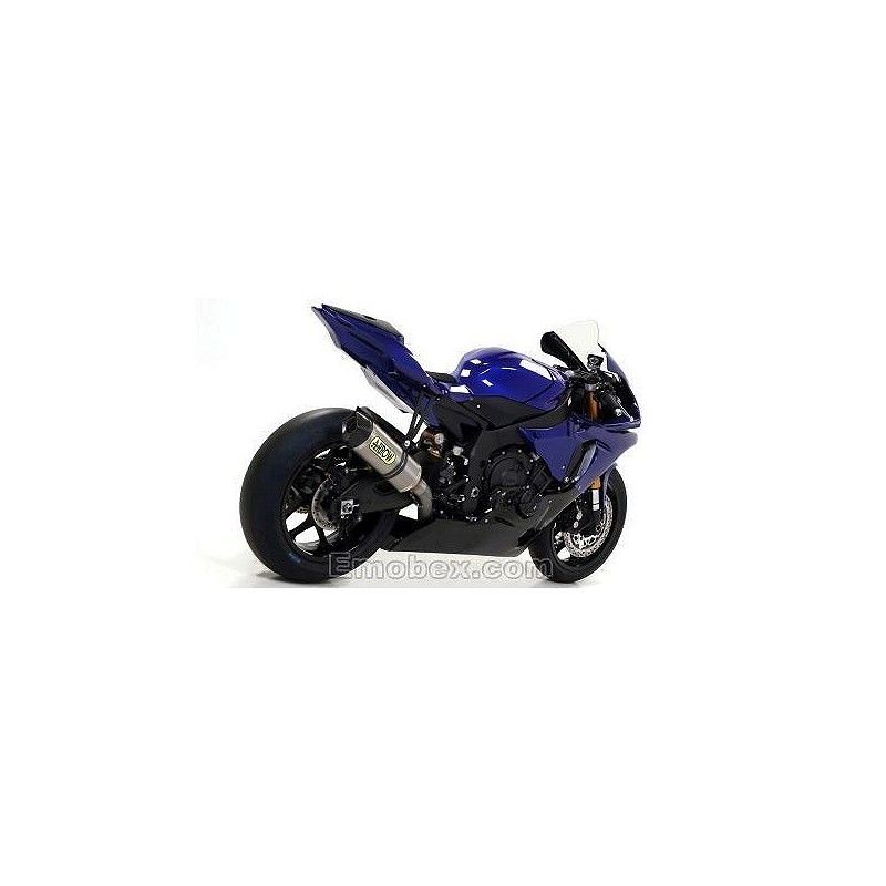 Escape completo Yamaha R1 2017-2018 Arrow Competition Titanio copa Carbono - vista 1