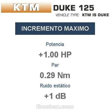 Escape Arrow KTM Duke 125 2017-2020 Thunder Dark Aluminio - vista 2