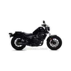 Escape Honda Rebel 500 2017-2018 Arrow Rebel Dark copa Carbono 74504RB - vista 1 Escape Honda Rebel 500 2017-2018 Arrow Rebel Dark copa Carbono 74504RB - vista 1