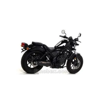 Escape Honda Rebel 500 2017-2018 Arrow Rebel Dark copa Carbono 74504RB - vista 2