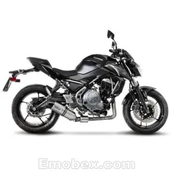 Escape completo Kawasaki Z650 2017-2020 Leovince LV One Inox copa Carbono racing - vista 1 Escape completo Kawasaki Z650 2017-2020 Leovince LV One Inox copa Carbono racing - vista 1