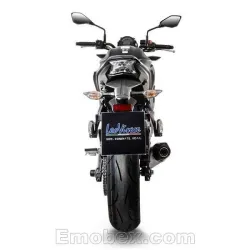 Escape completo Kawasaki Z650 2017-2020 Leovince LV One Inox copa Carbono catalizado - vista 3 Escape completo Kawasaki Z650 2017-2020 Leovince LV One Inox copa Carbono catalizado - vista 3