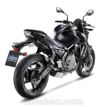 Escape completo Kawasaki Z650 2017-2020 Leovince Underbody Inox copa Carbono homologado - vista 2