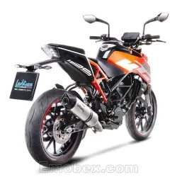 Escape Leovince KTM Duke 125 2017-2020 LV One Inox copa Carbono 14185E - vista 2