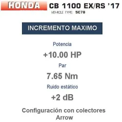 Escapes Honda CB 1100 EX 2017-2018 Arrow ProRacing Nichrom 71862PRI - vista 3 Escapes Honda CB 1100 EX 2017-2018 Arrow ProRacing Nichrom 71862PRI - vista 3