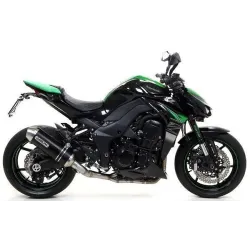 Escapes Kawasaki Z1000 2017-2020 Arrow Thunder Aluminio Dark copa Inox - vista 1 Escapes Kawasaki Z1000 2017-2020 Arrow Thunder Aluminio Dark copa Inox - vista 1