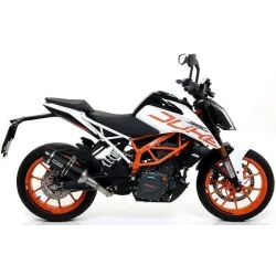 Escape Arrow KTM Duke 390 2017-2018 Thunder Dark Aluminio copa Carbono - vista 1 Escape Arrow KTM Duke 390 2017-2018 Thunder Dark Aluminio copa Carbono - vista 1