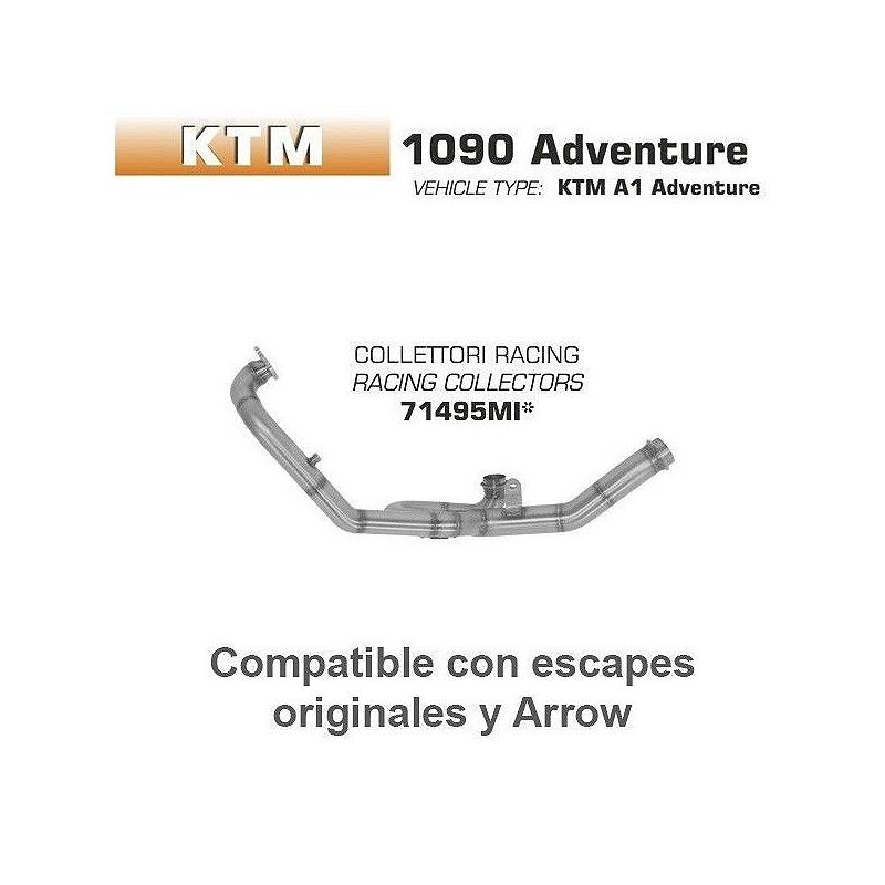 Colectores Arrow KTM 1090 Adventure 2017-2020 