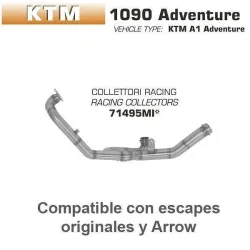 Colectores Arrow KTM 1090 Adventure 2017-2020 