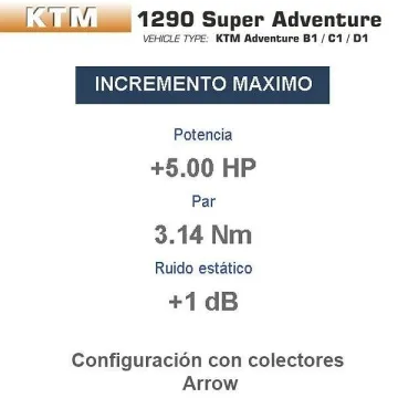 Escape Arrow KTM 1290 Super Adventure 2017-2020 Racetech Titanio copa Carbono - vista 3