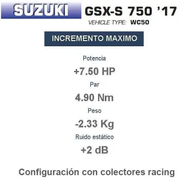 Escape Arrow Suzuki GSX-S 750 2017-2020 ProRace Dark Nichrom - vista 3