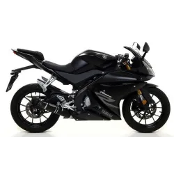 Escape completo Yamaha YZF-R 125 2017-2018 Arrow Thunder Aluminio Dark copa Carbono - vista 1