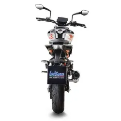 Escape KTM Duke 390 2017-2018 Leovince LV One Carbono copa Carbono 14186E - vista 3