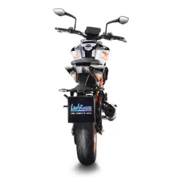 Escape KTM Duke 390 2017-2018 Leovince LV One Inox copa Carbono 14185E - vista 3 Escape KTM Duke 390 2017-2018 Leovince LV One Inox copa Carbono 14185E - vista 3